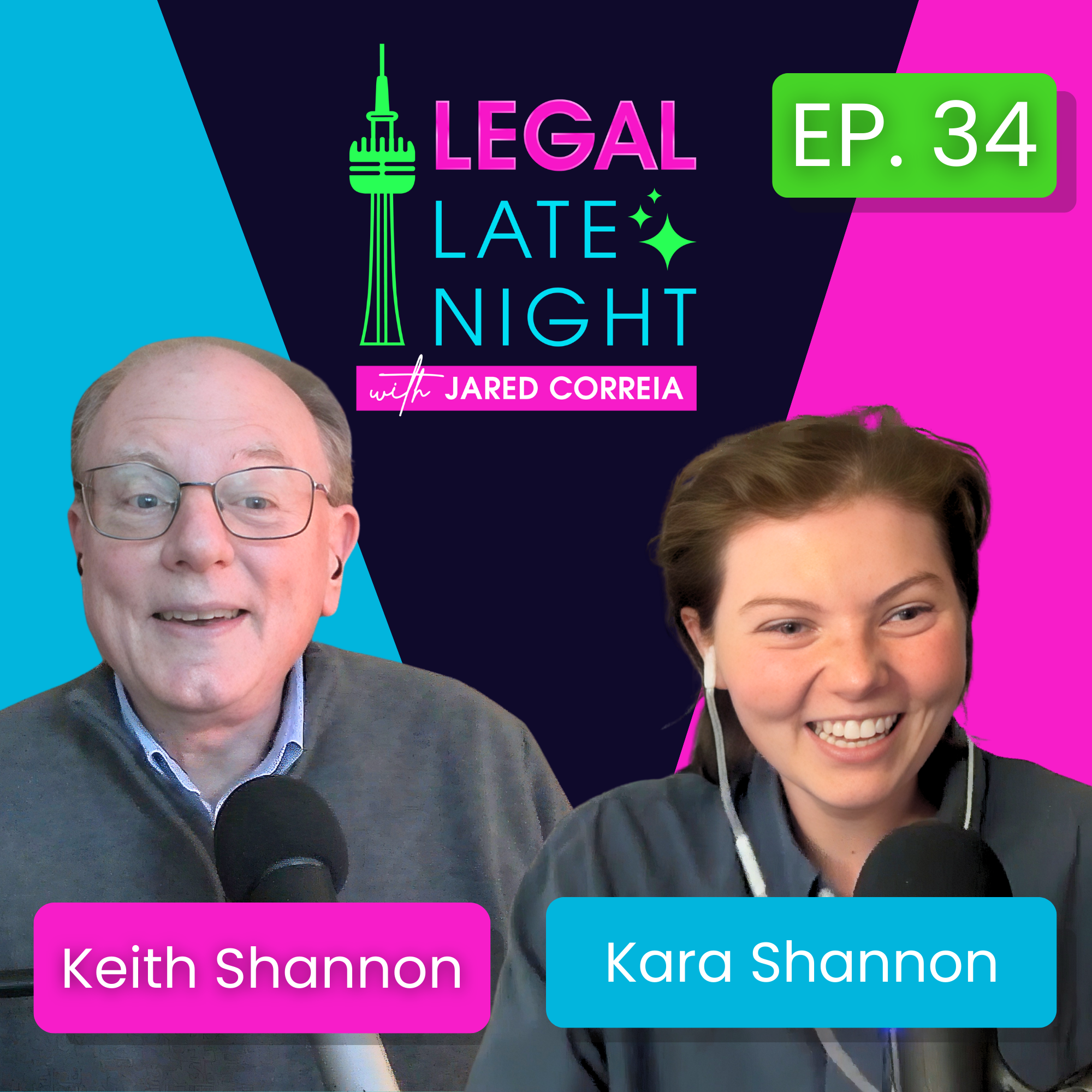 Keith and Kara Shannon Legal Late Night