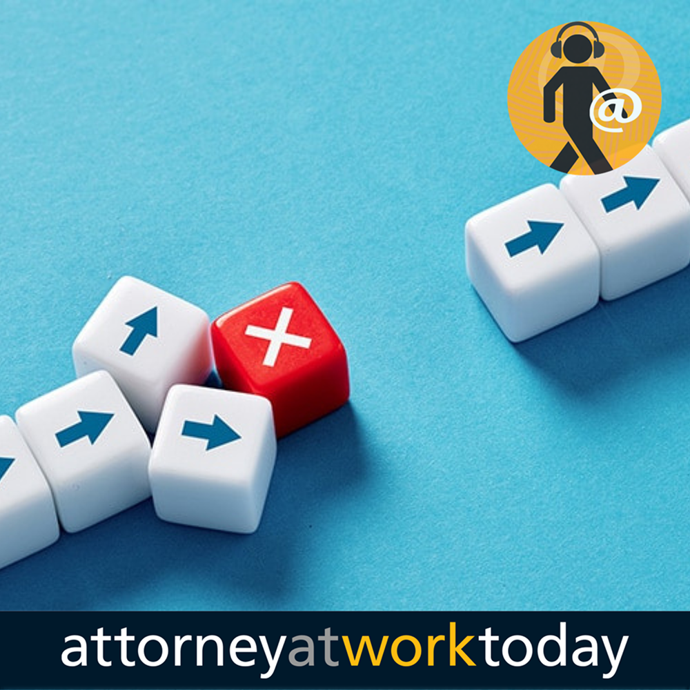 Professional lawyer reviewing business development strategies to overcome Client Inertia.